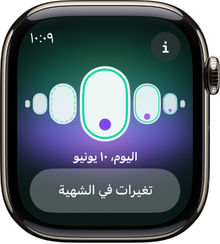 شاشة تتبع الدورة.
