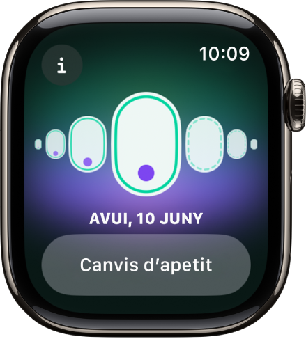 Una pantalla de l’app Control del Cicle amb un embaràs registrat.