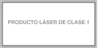 El símbolo de producto láser de Clase 1