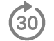 “30 સેકંડ ફાસ્ટ ફૉરવર્ડ” બટન.